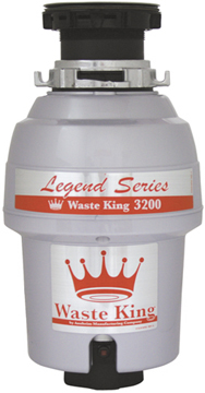3200 Legend Series .75 Hp Continuous Feed Operation Waste Disposer