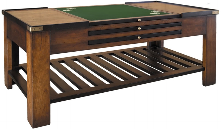 Authentic Models MF034 Game Table 2 in Red and Honey