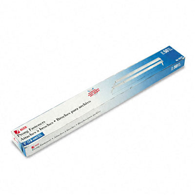 Acco 70723 Premium Two-Piece Paper File Fasteners 3 Capacity 8-1/2 Ctr-To-Ctr 50/Box