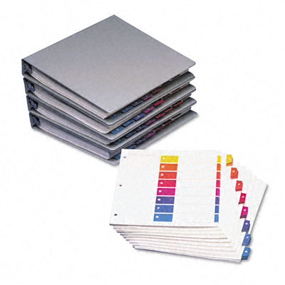 Avery 11168 Ready Index Table/Contents Dividers EightTab 18 Letter Assorted 24 S