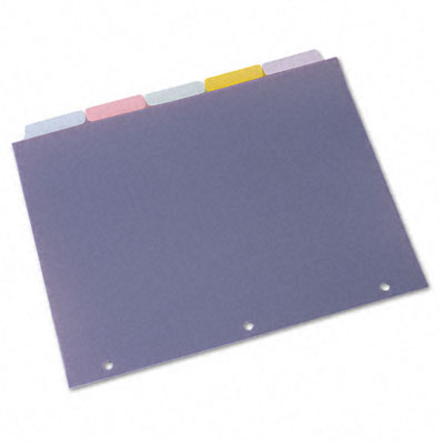 12452 Index Maker Divider Multicolor Five-tab Letter Five Sets Per Pack