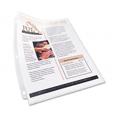 Avery 73907 Top-Load Vinyl Sheet Protectors Heavy Gauge Letter Clear 50/box