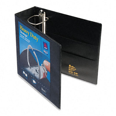 Avery 79604 Nonstick Heavy-Duty EZD Reference View Binder 4in Capacity Black
