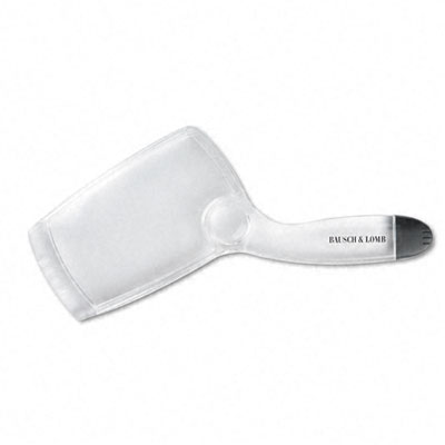 Bausch and Lomb 2206 2X - 6X Sight Savers Rectangular Handheld Magnifier with Acrylic Lens 4 x 2