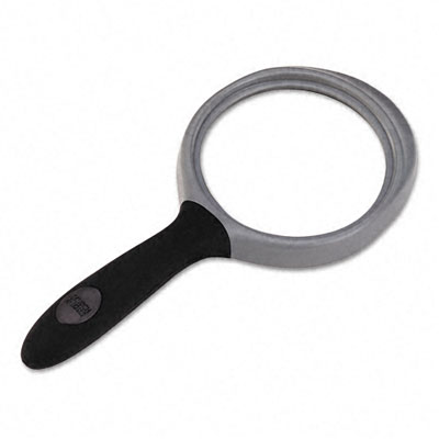 Bausch and Lomb 813303 2X - 4X Round Handheld Magnifier with Acrylic Lens 3-1/4 diameter
