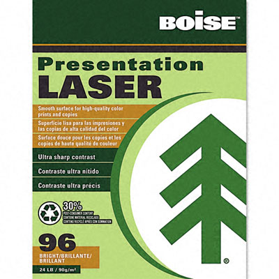 Boise Cascade BPL2411RC ASPEN Presentation Copy/Laser Paper 96 Brightness 24lb Letter 500 Sheets