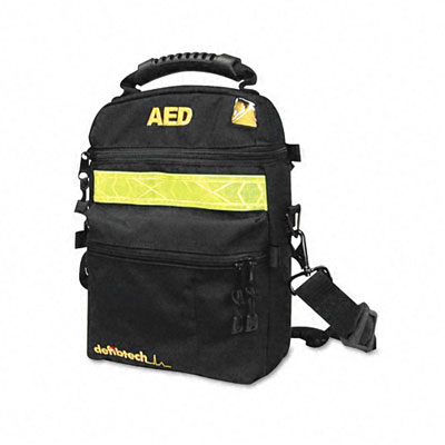 Defibtech DAC100 Soft Nylon Carrying Case for Lifeline AED Defibrillator/Accessories Black