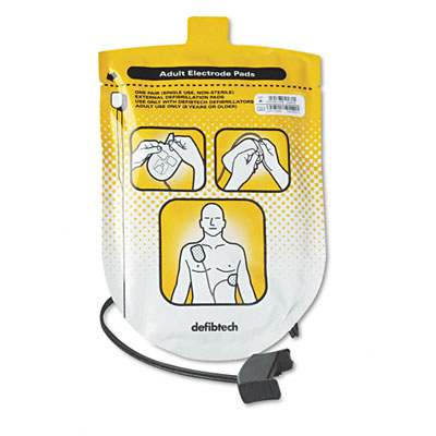 Defibtech DDP100 Adult Defibrillation Pads for Adult Use Only (8 Yrs. Or Older) 1 Pr