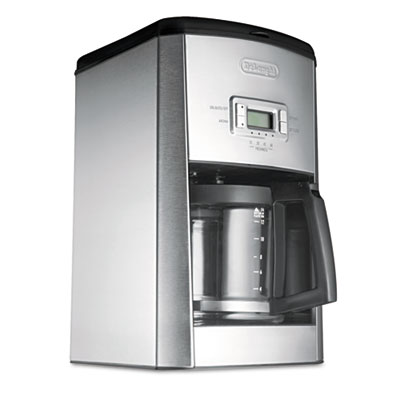 Delonghi DC514T DC514T 14-Cup Esclusivo Drip Coffee Maker Stainless Steel Black/Silver