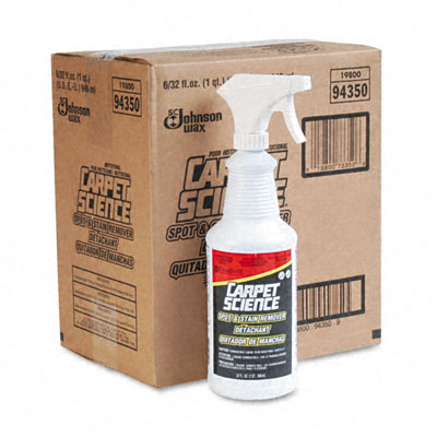 Drackett 94350CT Spot And Stain Remover 32oz Trigger Spray Bottle 6/carton