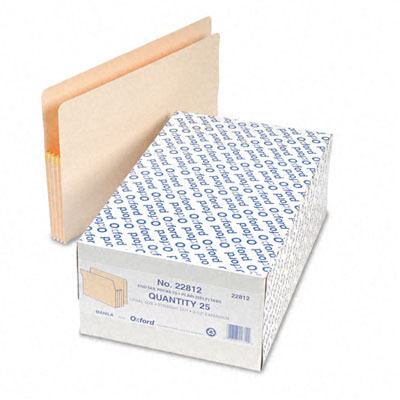 Esselte Pendaflex 22812 3 in Expansion File Pockets 25 Pockets Straight Cut MLA Lgl 25/Box