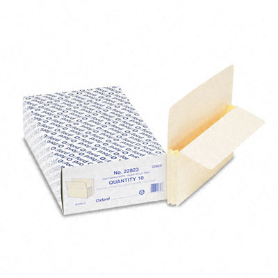 Esselte Pendaflex 22823 5 in Expansion File Pockets 10 Pockets Straight Cut Manila 10/Box