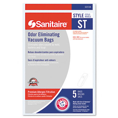 Eureka 63213A10 Eureka Disposable Bags for SC600 and SC800 Series Vacuums 5 Pack