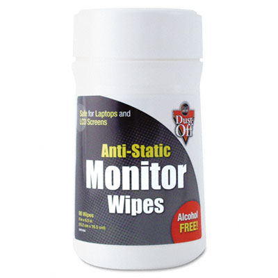Computer Cleaning on Falcon Dsct Premoistened Monitor Cleaning Wipes Cloth 6 X 6 80 Tub