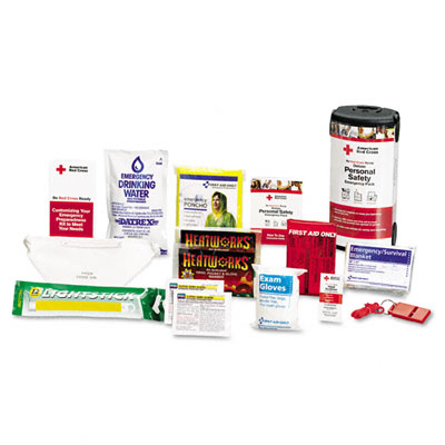 First Aid RC622 American Red Cross Personal Safety Pack for One Person Nylon Backpack