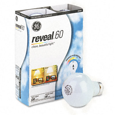 General Electric 48688 Incandescent Bulbs 60 Watts Four per Pack