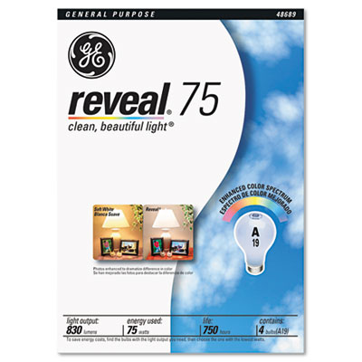 General Electric 48689 Incandescent Bulbs 75 Watts