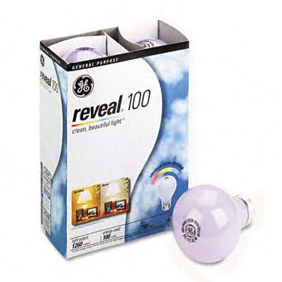 General Electric 48690 Incandescent Bulbs 100 Watts Four per Pack
