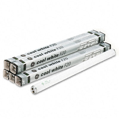 General Electric 80046 24 inch Fluorescent Tubes 20 Watts Six per Pack