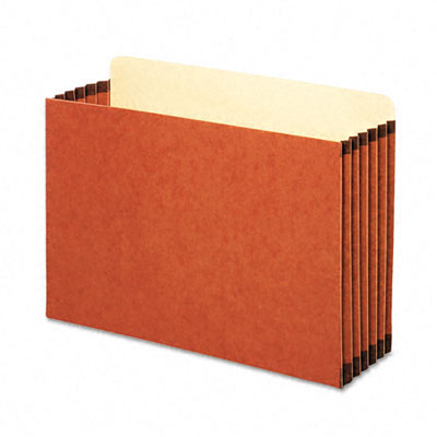 Globe-Weis FC1536G 5 1/4 inch Expansion File Cabinet Pocket Straight Legal Redrope 10 Pack