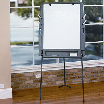 Iceberg 30227 Portable Flipchart Easel With Dry Erase Surface 35 X 30 Gray