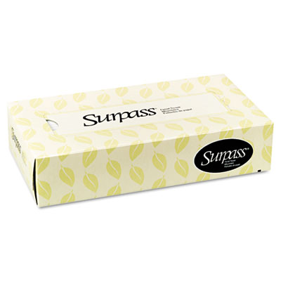 21340 Surpass Facial Tissue Flat Box 100/box 30 Boxes/case