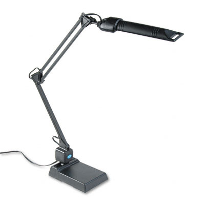13w Fluorescent Computer Task Lamp 2-1/4 Clamp-on Or Desk Base 30 Arm Reach