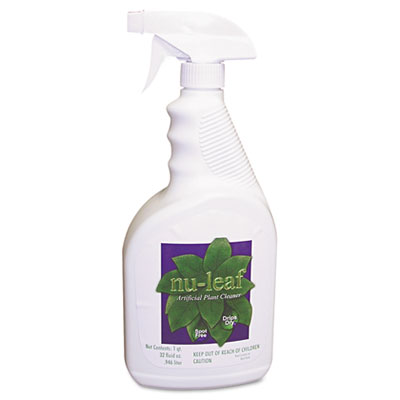 NuDell T9996 Silk Artificial Plant Cleaner 32oz. Spray Bottle