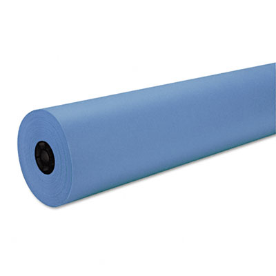 Pacon 101206 Peacock Flame Retardant Art Rolls  36  w  1000 l  Sapphire Blue  1 Pack