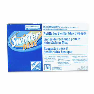 Procter and Gamble 37109 Swiffer Max Refill Cloths 17-3/4w 16/box