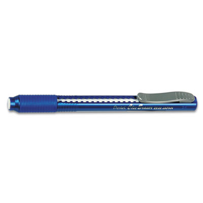 Pentel ZE22C Clic Eraser Pencil-Style Grip Eraser Blue