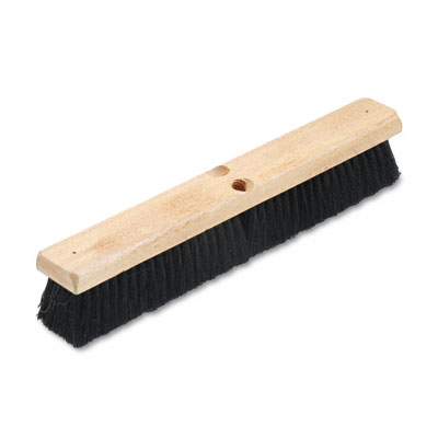 Proline 20218 Black Tampico Floor Brush Head Hardwood 18 x 2-1/2