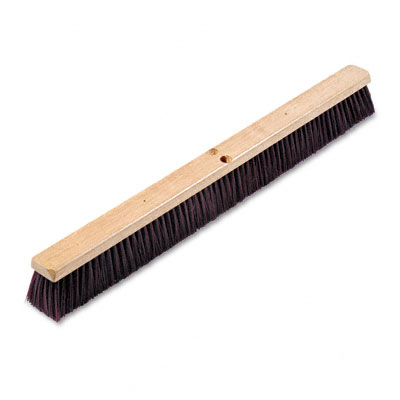 Proline 20336 Stiff Polypropylene Floor Brush Hardwood 36 x 3-1/4