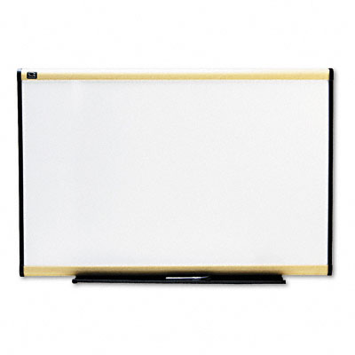 Quartet TE543MA Total Erase Marker Board 36 x 24 White Maple Frame