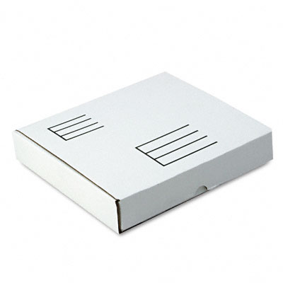 Quality Park 74105 Die-Cut Fiberboard Ring Binder Mailer with 1 Binder Cap 10-1/2 x 12 x 2-1/8 White
