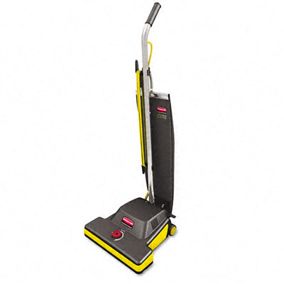 Rubbermaid 9VCV16 16 in. Commercial Upright Vacuum 18lbs Black/Yellow