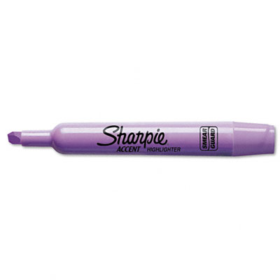 Sanford Ink 25019 Accent Tank Style Highlighter Chisel Tip Lavender Ink 12 Pack