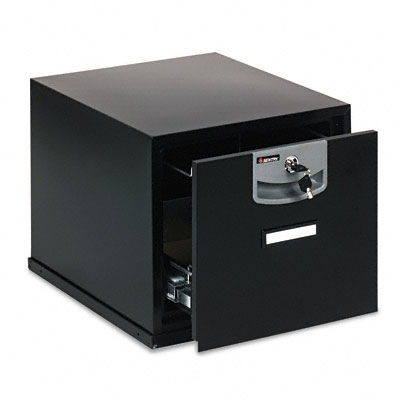 Sentry U2101 Fire-Safe Stackable Locking File 16-5/8 x 18-1/2 x 14-1/4 Black