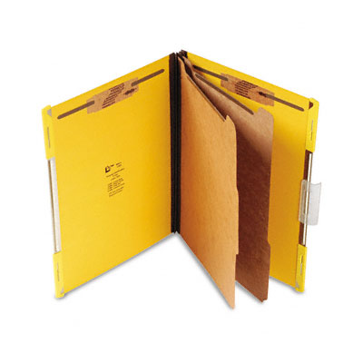 Sj Paper S12002 Pressboard Hanging Classification Folder Letter Bright Yellow