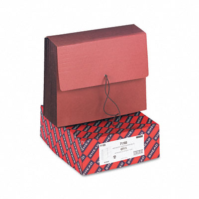 Smead 71165 Tuff 7 in. Expansion Wallets MLA/Redrope Letter