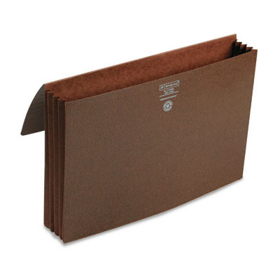 Smead 71356 3 1/2 in. Expansion Wallets Leather-Like Redrope Legal