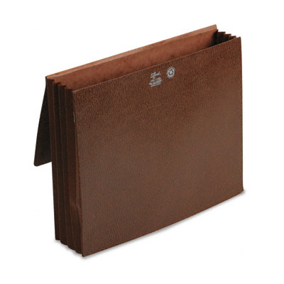 Smead 71453 3 in Expansion Wallets with Tyvek Leather-Like Redrope