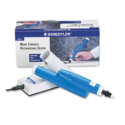Staedtler 52701 Cordless Rechargeable Eraser with Recharging Stand Charger Pack and 2 Eraser Strips