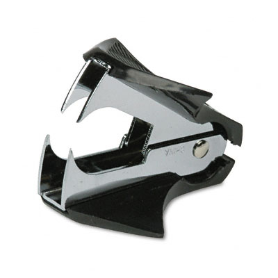 Deluxe Jaw Style Staple Remover Black