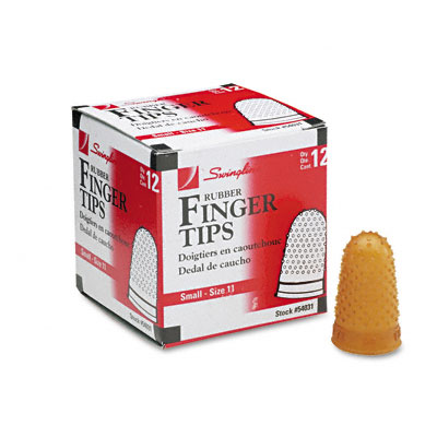 54031 Rubber Finger Pads 9-16 Open End Inside Diameter Size 11 Pack Of 12