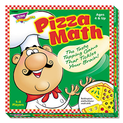 T76007 Pizza Math Game Ages 4 And Up
