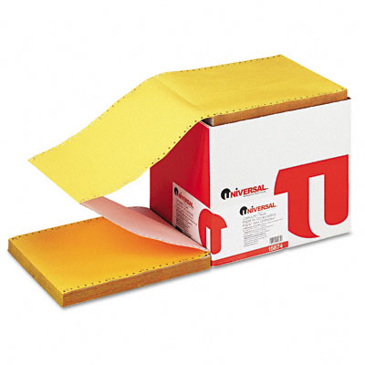 Universal 15874 Multicolor Paper 4-part Carbonless 15lb 9 1/2 X 11 Perforated 900 Sheets