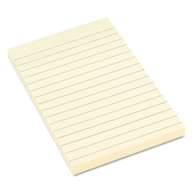 Universal 28073 Recycled Sticky Notes 4 X 6 Yellow; 12 100-sheet Pads/pk