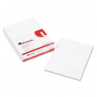 Universal 35618 Scratch Pads Unruled 8-1/2 X 11 White Six 100-sheet Pads Pack