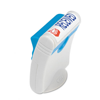 US Stamp 4707 Clik Premium Two-Color Message Stamp RECD Pre-Ink/Re-Ink Blue/Red